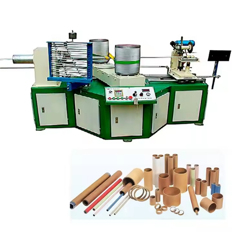 High Speed Full Automatic Cardboard Paper Tube Core Making Machine ...